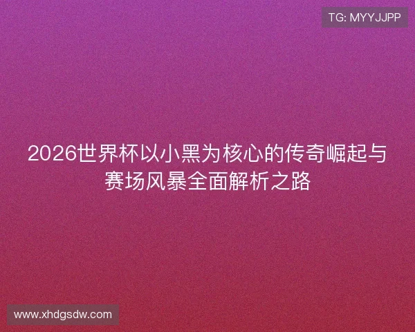 2026世界杯以小黑为核心的传奇崛起与赛场风暴全面解析之路 2026世界杯以小黑为核心的传奇崛起与赛场风暴全面解析之路